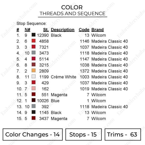 Yujiro Hanma Embroidery Design - Baki Anime Embroidery Design