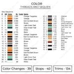 Baki Triceratops Embroidery Design - Baki Anime Embroidery Design