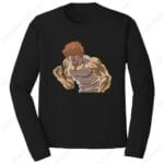 Baki Fight Pose Embroidery Design - Baki Anime Embroidery Design