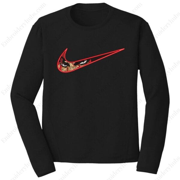 Guts Swoosh Embroidery Design - Berserk Nike Anime Embroidery Design