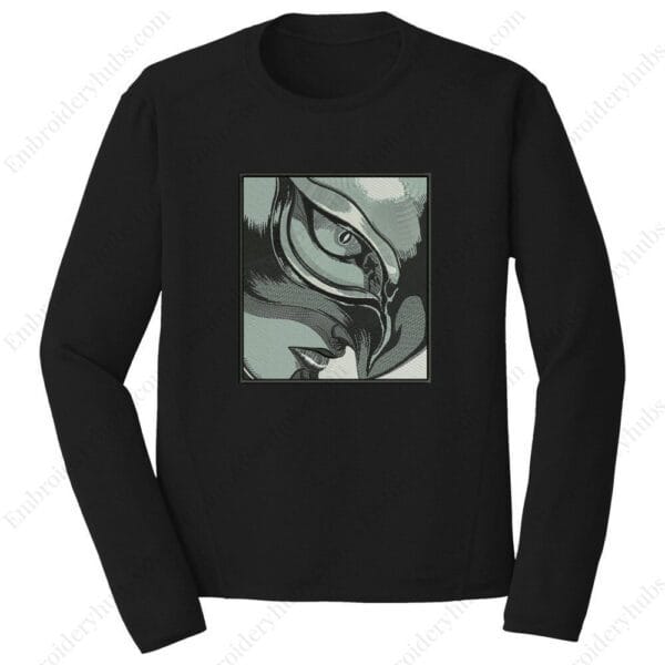 Griffith Mask Embroidery Design - Berserk Anime Embroidery Design