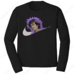 Yami Swoosh Embroidery Design - Black Clover Nike Anime Embroidery Design