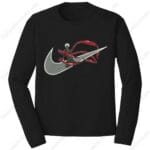 Kaneki Swoosh Embroidery Design - Tokyo Ghoul Nike Anime Embroidery Design