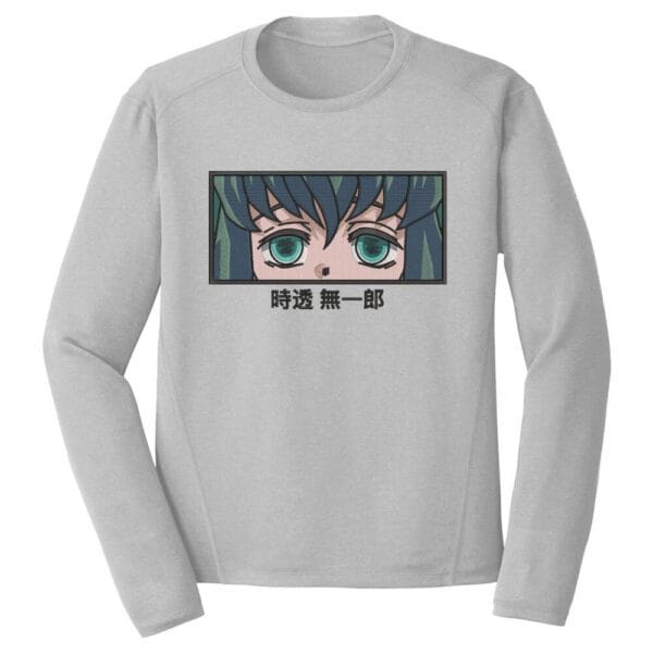 Muichiro Eyes Embroidery Design - Demon Slayer Anime Embroidery Design