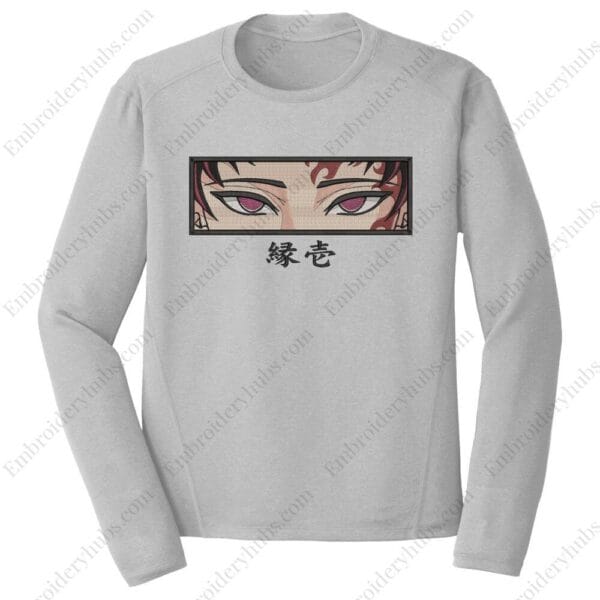Yoriichi Eyes Embroidery Design - Demon Slayer Anime Embroidery Design