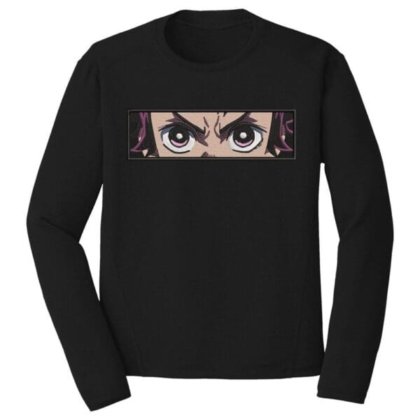 Tanjiro Eyes Embroidery Design - Demon Slayer Anime Embroidery Design