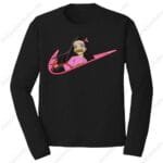 Nezuko Swoosh Embroidery Design - Demon Slayer Nike Anime Embroidery Design