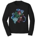 Tanjiro Dragon Attack Embroidery Design - Demon Slayer Anime Embroidery Design