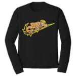 Zenitsu Swoosh Embroidery Design - Demon Slayer Nike Anime Embroidery Design