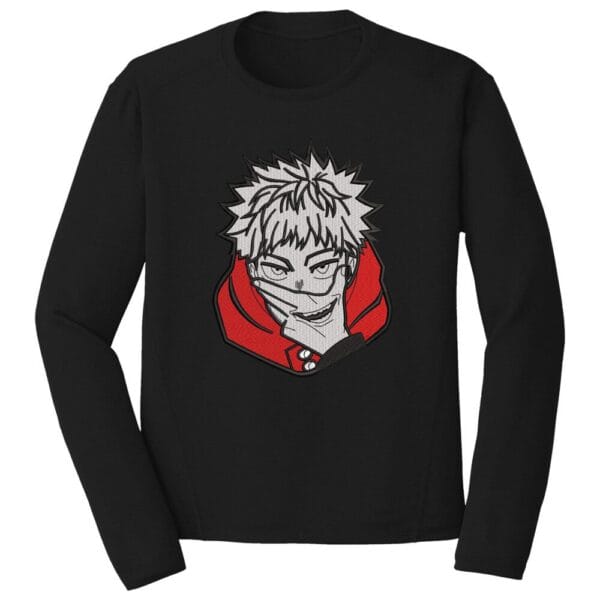 Itadori Yuji Embroidery Design - Jujutsu Kaisen Anime Embroidery Design