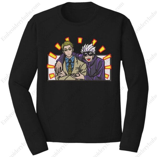 Gojo Nanami Embroidery Design - Jujutsu Kaisen Anime Embroidery Design