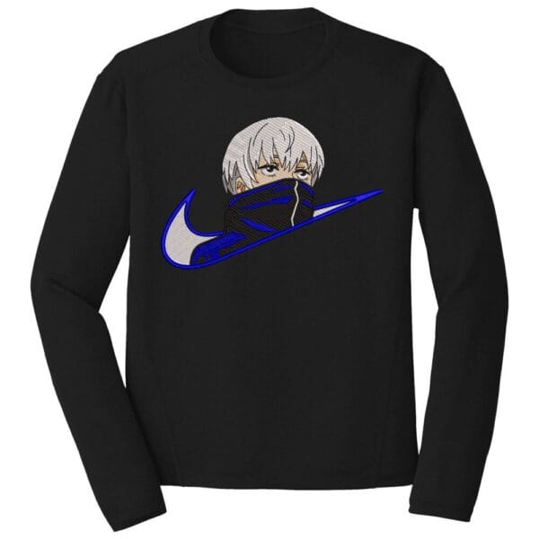 Inumaki Swoosh Embroidery Design - Jujutsu Kaisen Nike Anime Embroidery Design
