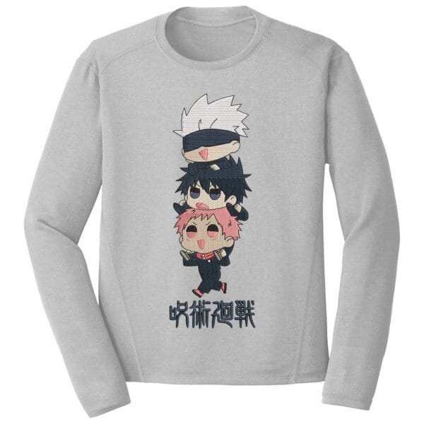 Gojo Students Cute Embroidery Design - Jujutsu Kaisen Anime Embroidery Design