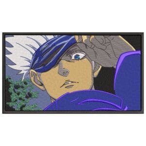Gojo Satoru Embroidery Design - Jujutsu Kaisen Anime Embroidery Design