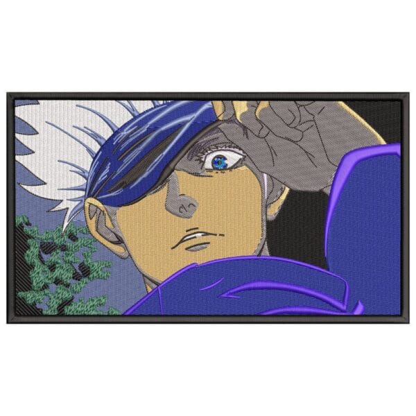 Gojo Satoru Embroidery Design - Jujutsu Kaisen Anime Embroidery Design