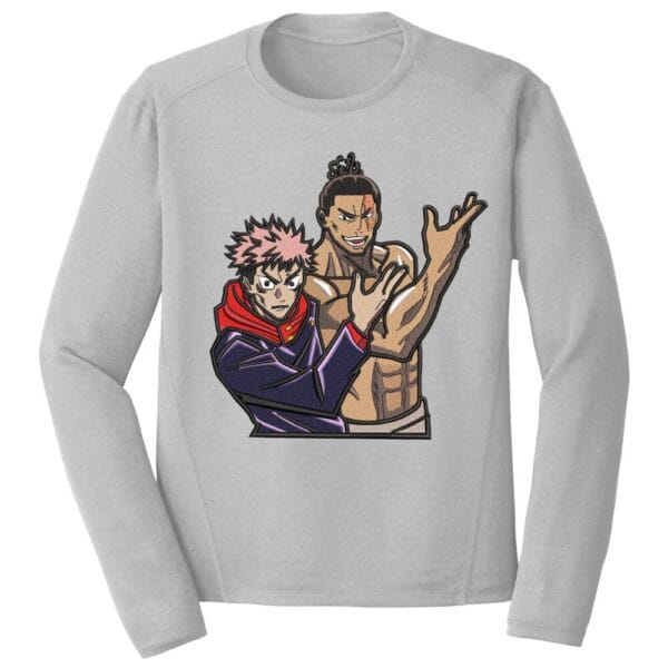 Itadori Todo Embroidery Design - Jujutsu Kaisen Anime Embroidery Design