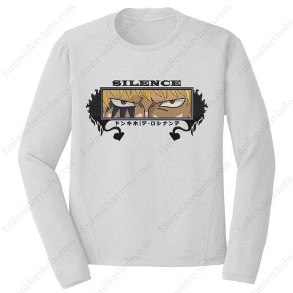 Corazon Embroidery Design - One Piece Anime Embroidery Design