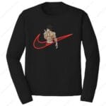 Baki Swoosh Embroidery Design - Baki Nike Anime Embroidery Design