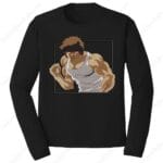 Baki Fight Pose Embroidery Design - Baki Anime Embroidery Design