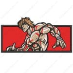 Baki Embroidery Design - Baki Anime Embroidery Design