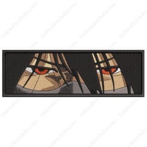 Mugetsu Eyes Embroidery Design - Bleach Anime Embroidery Design