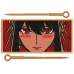 Yor Forger Embroidery Design - Spy x Family Anime Embroidery Design