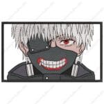 Kaneki Face Embroidery Design - Tokyo Ghoul Anime Embroidery Design