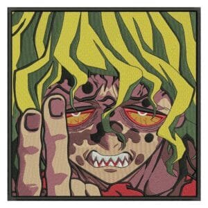 Gyutaro Embroidery Design - Demon Slayer Anime Embroidery Design