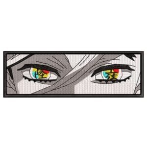 Douma Eyes Embroidery Design - Demon Slayer Anime Embroidery Design