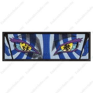 Akaza Eyes Embroidery Design - Demon Slayer Anime Embroidery Design