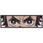 Tanjiro Eyes Embroidery Design - Demon Slayer Anime Embroidery Design