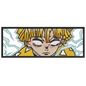 Zenitsu Eyes Embroidery Design - Demon Slayer Anime Embroidery Design