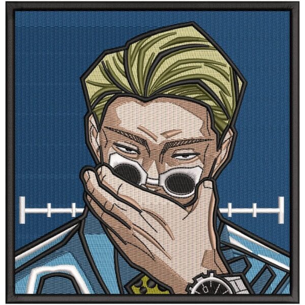 Kento Nanami Embroidery Design - Jujutsu Kaisen Anime Embroidery Design