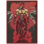 Yujiro Hanma Embroidery Design - Baki Anime Embroidery Design