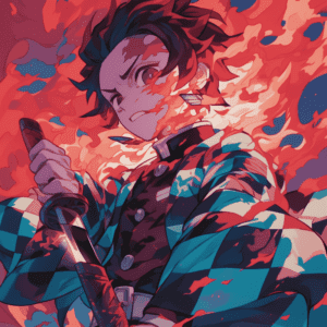 Demon Slayer Anime Embroidery Design