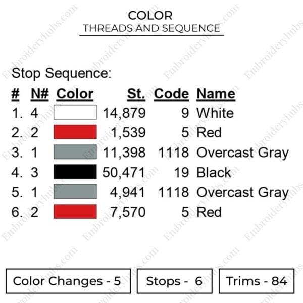 Sharingan Users Embroidery Design - Naruto Anime Embroidery Design