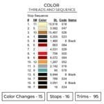 Garaa Embroidery Design - Naruto Anime Embroidery Design