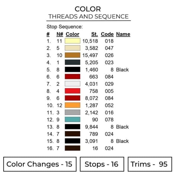 Garaa Embroidery Design - Naruto Anime Embroidery Design