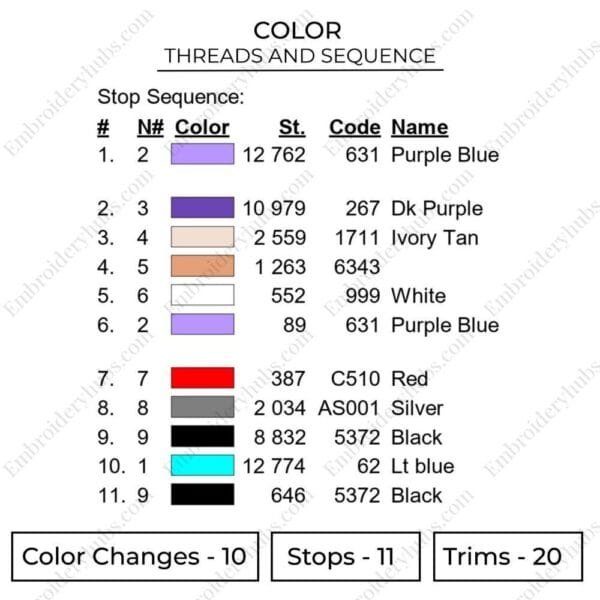 Sasuke Susano Embroidery Design - Naruto Anime Embroidery Design