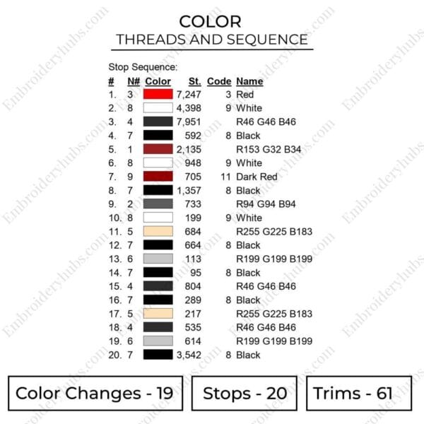 Itachi Swoosh Embroidery Design - Naruto Nike Anime Embroidery Design