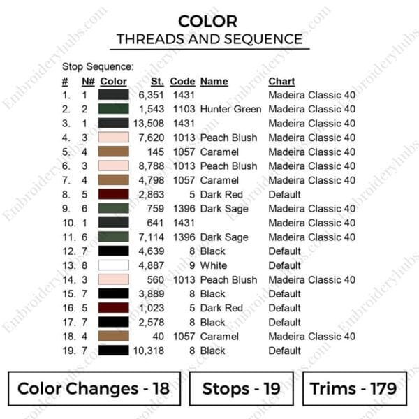 Shikamaru Asuma Embroidery Design - Naruto Anime Embroidery Design