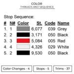 Itachi Kunai Embroidery Design - Naruto Anime Embroidery Design