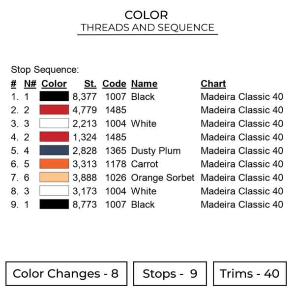 Pain Akatsuki Embroidery Design - Naruto Anime Embroidery Design