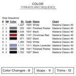 Rinnesharingan Eyes Embroidery Design - Naruto Anime Embroidery Design