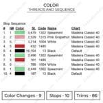 Rock Lee Embroidery Design - Naruto Anime Embroidery Design