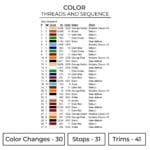 Pain Shinra Tensei Embroidery Design - Naruto Anime Embroidery Design