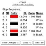 Uchiha Crest LV Embroidery Design - Naruto Anime Embroidery Design