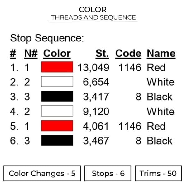 Uchiha Crest LV Embroidery Design - Naruto Anime Embroidery Design