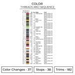 Hashirama Senju Embroidery Design - Naruto Anime Embroidery Design