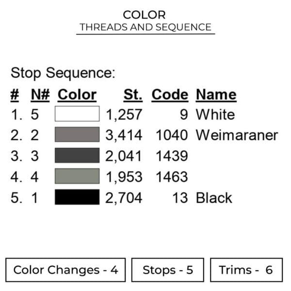 Boulder Badge Embroidery Design - Pokemon Anime Embroidery Design